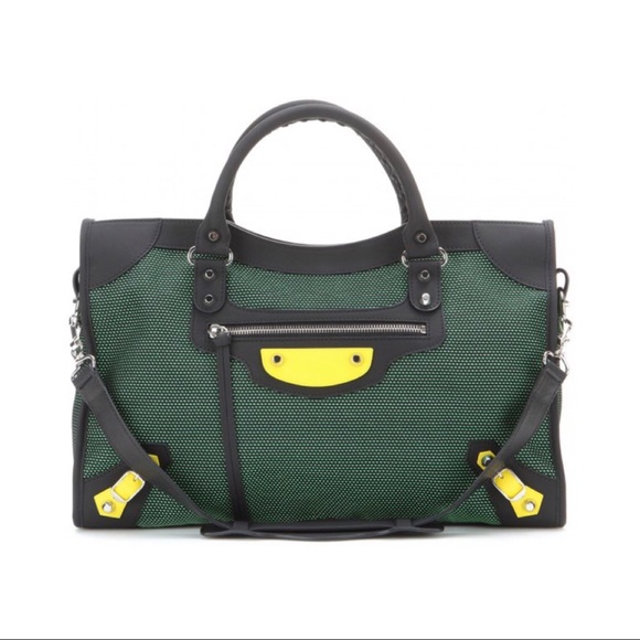 SOLD! Balenciaga Classic City Mesh Limited Edition Green - Picture 3 of 16